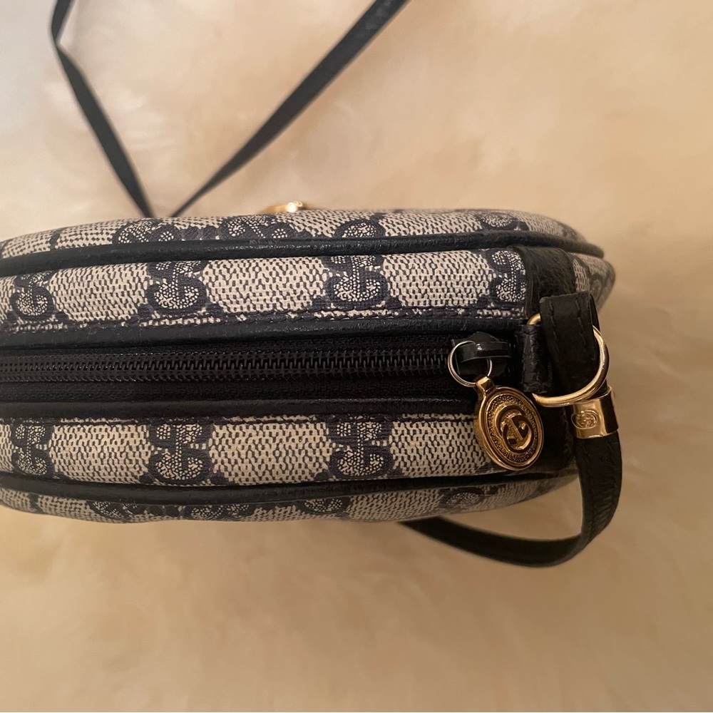 Gucci | vintage Ophidia GG Round Bag | Navy - Picture 16 of 16